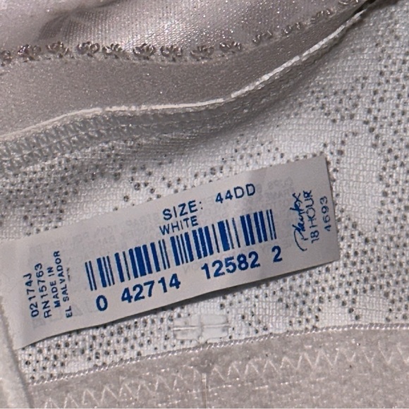 NEW Playtex white bra 44DD Ultimate 18-hour Wire-free - Picture 7 of 8